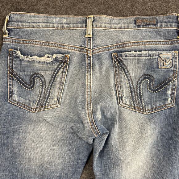 CITIZENS OF HUMANITY Blue‎ Denim Jeans Womens 28 Boho #111 Bootcut Low-Rise - Picture 1 of 10